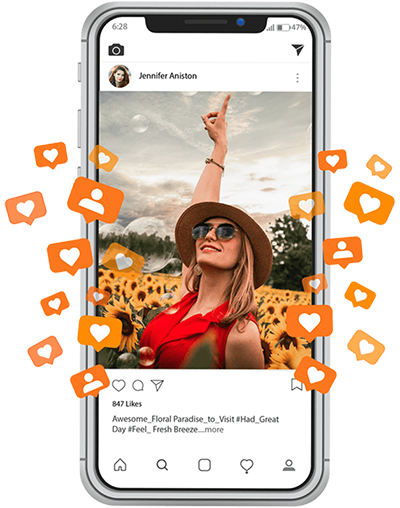 Social media promotion illustration